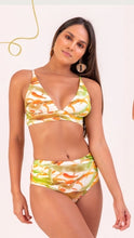Load image into Gallery viewer, Fixed Triangle Top | Hot Pants Printed Swimwear