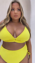 Load and play video in Gallery viewer, Plus Size Bikini | Hot Pant | Yellow