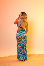Load image into Gallery viewer, 3piece Printed Bikini | Skirt Cover Up