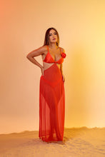 Load image into Gallery viewer, 3piece Flower Bikini | Skirt Cover Up