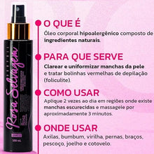 Load image into Gallery viewer, Rosa Selvagem Wild Pink Skin Whitening Against Spots and Stretch Marks Oil 100 ml
