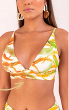 Load image into Gallery viewer, Fixed Triangle Top | Hot Pants Printed Swimwear
