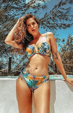 Load image into Gallery viewer, Hot Pant Bikini Bottom | Enhancer Bikini Top | Colorful Printed
