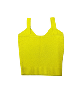 Load image into Gallery viewer, Brazil Crop Knit Top Yellow
