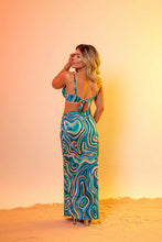 Load image into Gallery viewer, 3piece Printed Bikini | Skirt Cover Up
