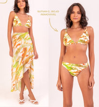 Load image into Gallery viewer, 3pack Cover Up With Bikini Printed Swimwear
